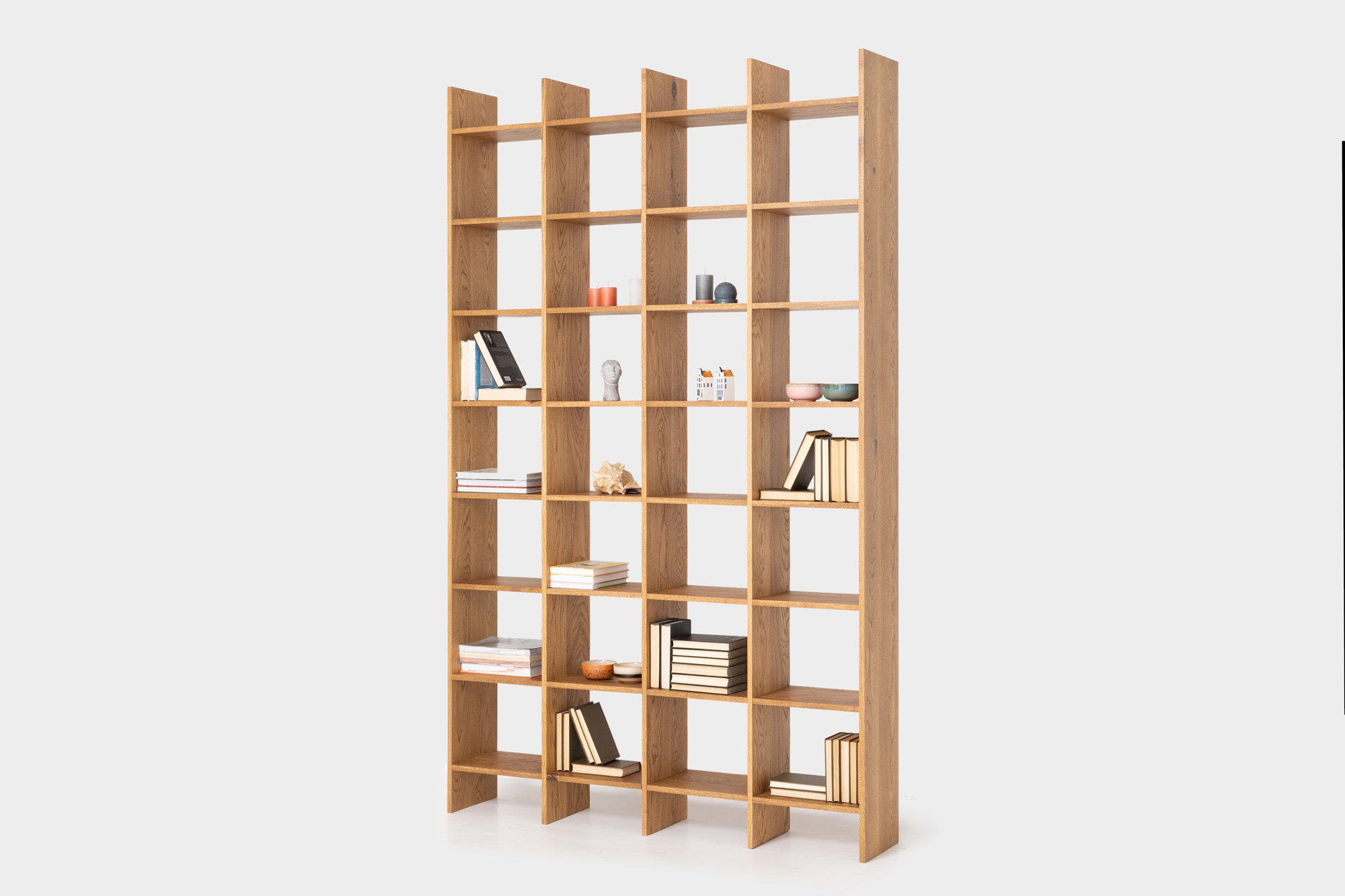 AGATA | Contemporary Oak Bookcase 63