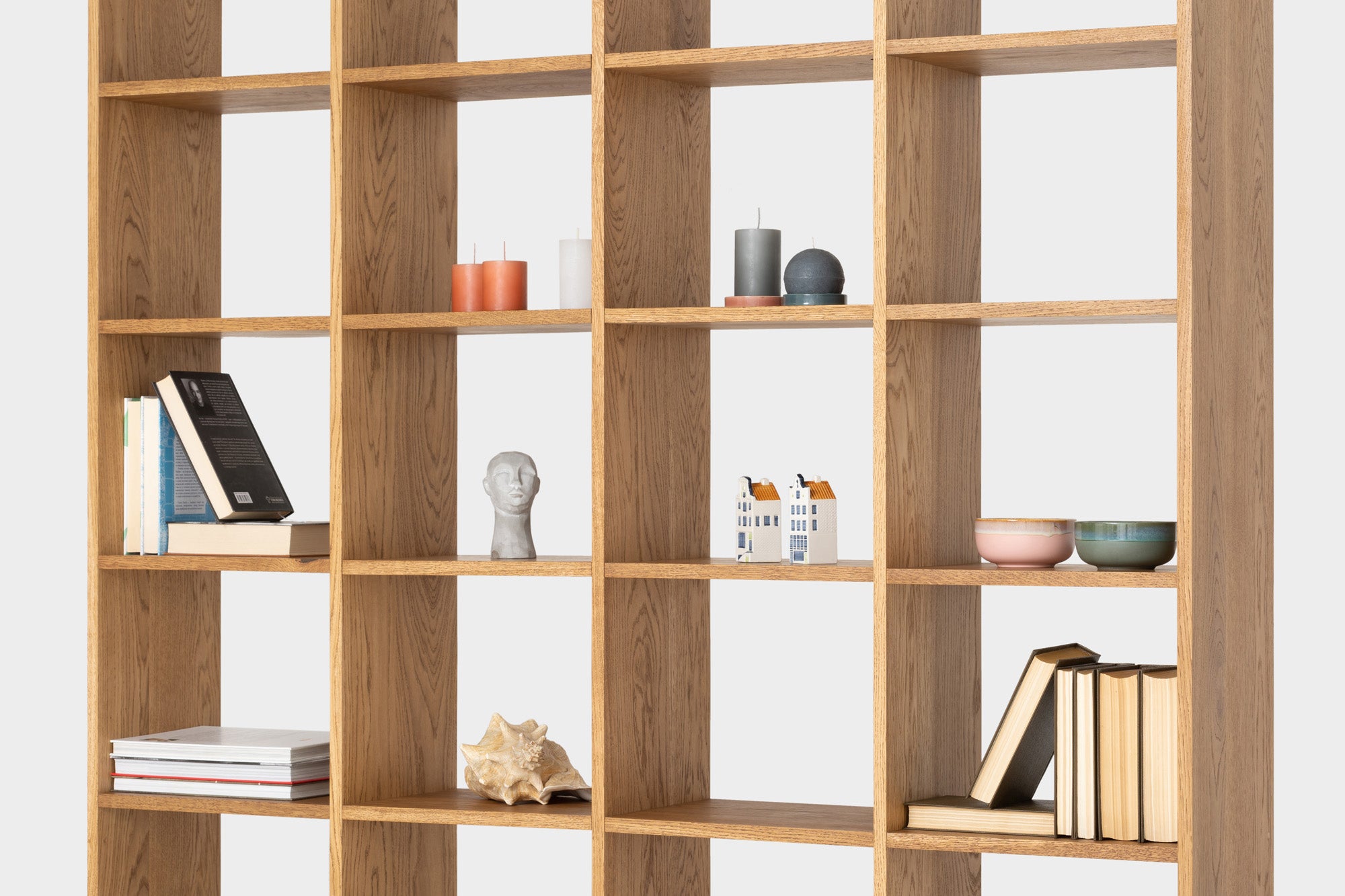 AGATA | Contemporary Oak Bookcase 63