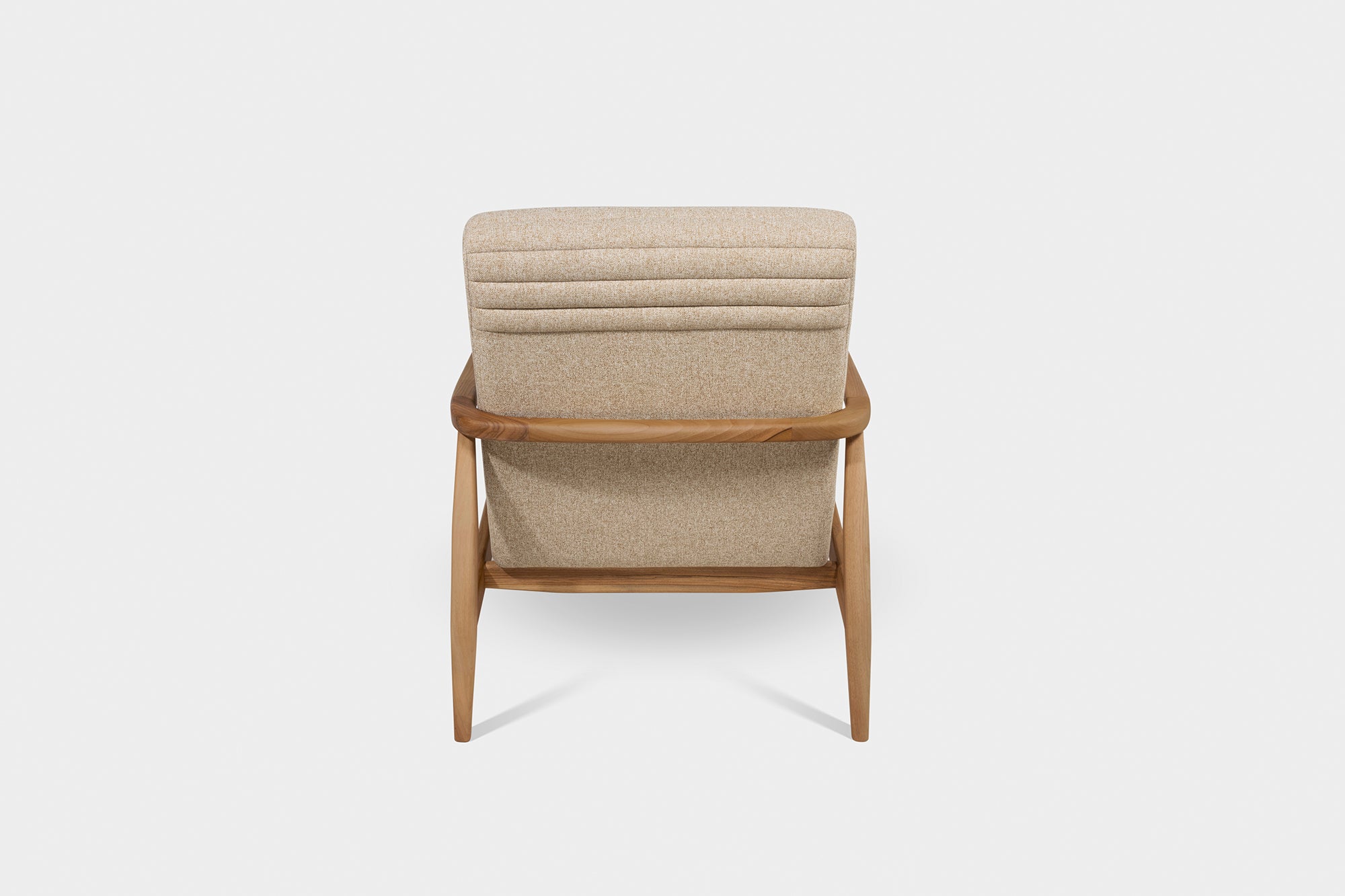 Modern Armchair and Ottoman in Spanish Leather or Wool | LAICA Armchair-Hardman Design